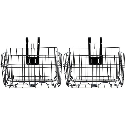 2Pièces Panier Noir, Suspendu, Rapide À Fixer 1