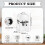 Kitchenware Patterns Food Processor Cover Polyester for Kitchen Counter Women 6