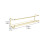 1Set Simple Design Kitchen Spice Hanging Silver Metal Storage Shelf 2