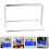 Desk Divider Support Clamp Silver 2 Pcs 1