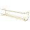 1Set Simple Design Kitchen Spice Hanging Silver Metal Storage Shelf 4