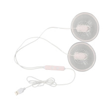 Silicone-Babymassagegerät zum Stillen, 2er-Pack mit 7 Intensitätsstufen & 2 Köpfen