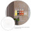1Set Simple Design Kitchen Spice Hanging Silver Metal Storage Shelf 6