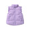 Dětská termo vesta bez rukávů, zip vpředu, polyester, 3-12 let 2