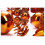 Christmas Ornaments Set Shatterproof Balls 101 pcs Orange 8