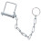 Galvanized Trailer Coupler Pin with Chain 1