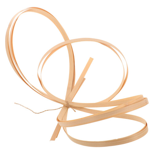 8Rolls Durable Bamboo Strip Beige Smooth Surface for DIY Crafts 1