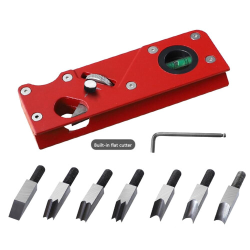 Chamfer Planer Adjustable Depth 45 Degree Bevel 8 Pcs 1
