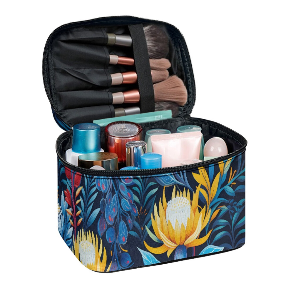 Polyester cosmetic organizer bag durable portable 1 piece