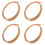 8Rolls Durable Bamboo Strip Beige Smooth Surface for DIY Crafts 5