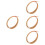 8Rolls Durable Bamboo Strip Beige Smooth Surface for DIY Crafts 6