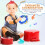 Kids Tambourine Set Colorful Plastic Handheld Percussion 5