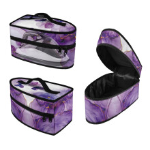 Butterfly Flower Marble Protective Travel Steamer Storage Bag with Handle Portable Steam Iron Case with Zipper, Bag Only