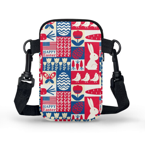 Τσάντα Crossbody με φερμουάρ από πολυεστέρα για το Πάσχα 1