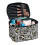 Makeup Case Heart-Shaped Zebra Stripe Brush Bag 1