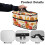 Pumpkin Pattern Travel Iron Storage Case Polyester Reusable with Handle and Zipper, Case Only 5