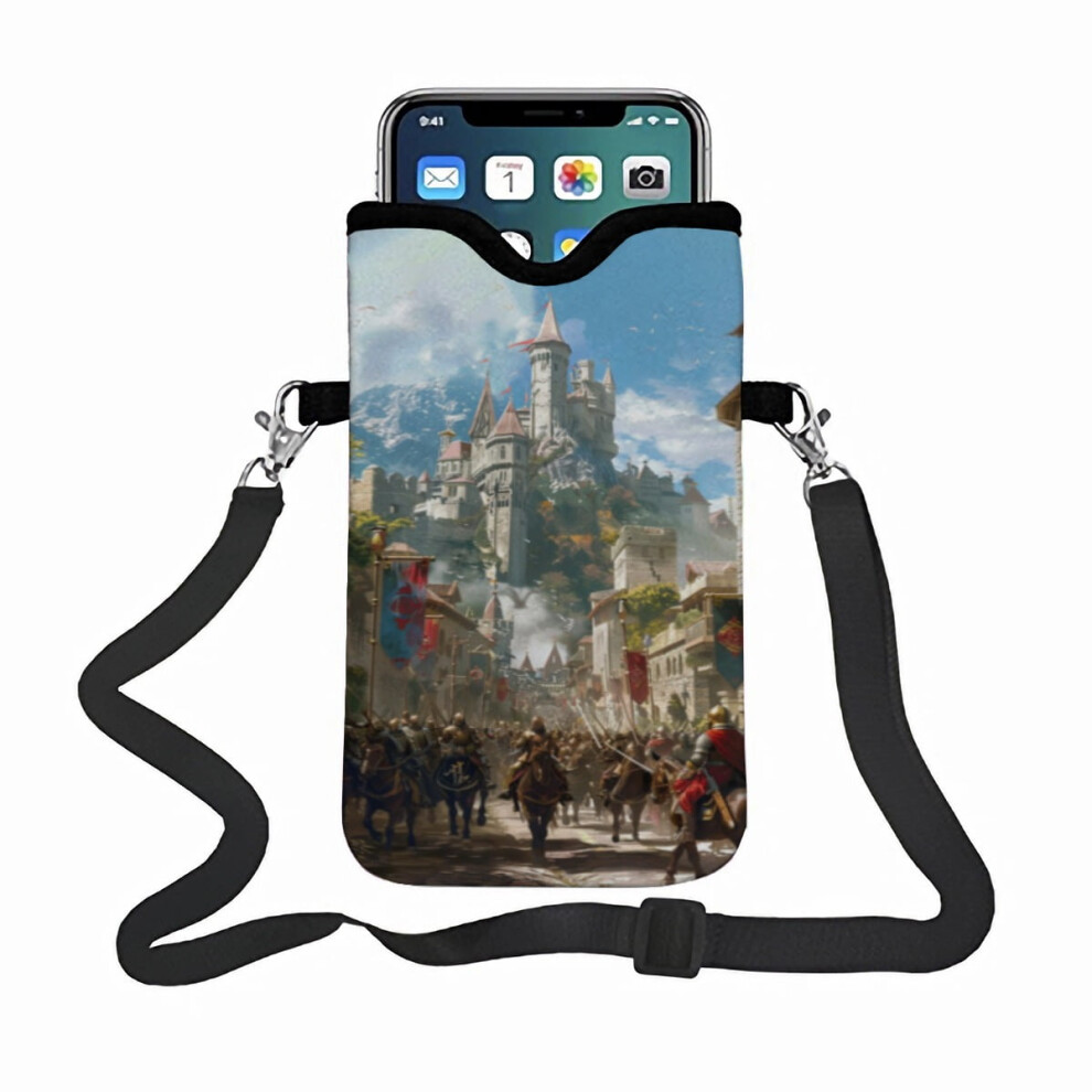 Battle Of Two Cities Phone Bag Phone Satchel, Equipped With An Adjustable Strap Small Bag Compatible With Most Smart Devices. 9401284750949