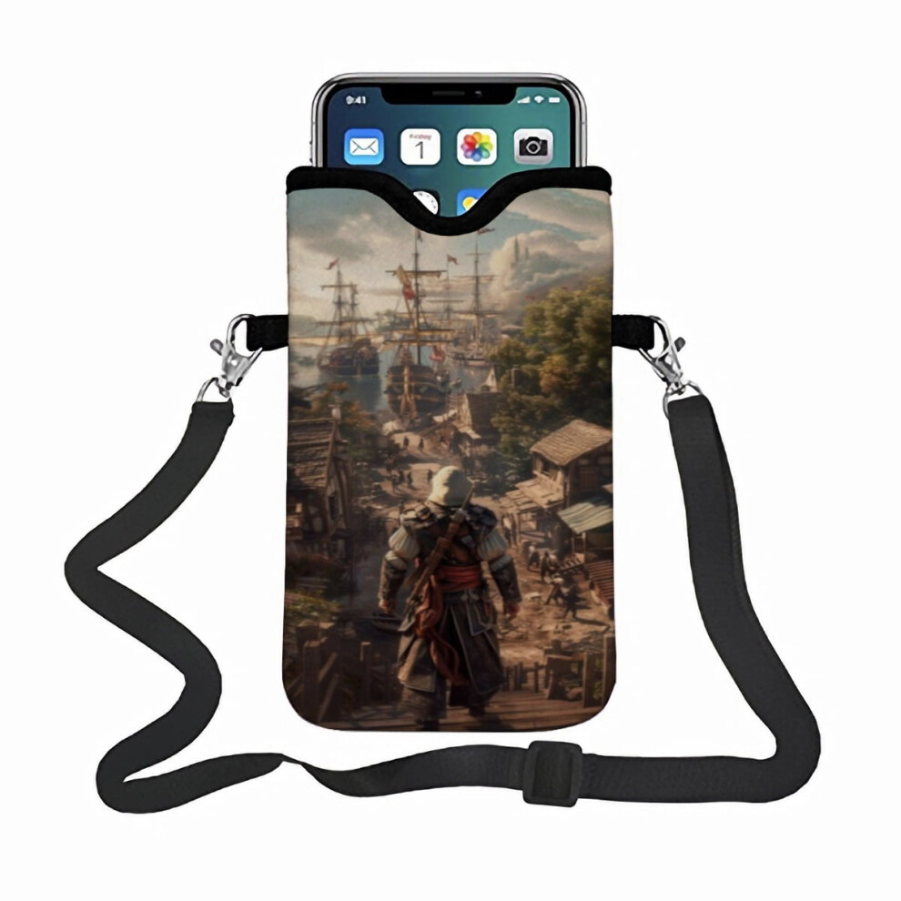 Battle Of Two Cities Phone Bag Phone Satchel, Featuring An Adjustable Strap Small Satchel That Fits Most Smartphones. 9401284750925