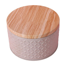 Round Iron Craft Box for Layered Cakes, Snowflake Pastries & Baked Goods – Decorative Gift & Storage Solution, Compatible with Candy/Snack