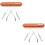 2Sets Professionele Roestvrijstalen Seafood Tool Kit 6