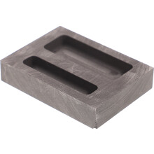 Graphite mold for metal melting crucible smelter bar