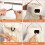 Foldable Portable Dryer with Timer and Smart Drying, 4