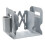 (Gray) Retractable Book Stand - Adjustable Bookend 1