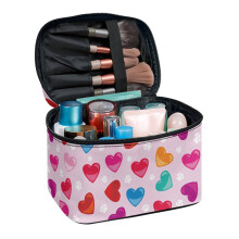 Travel Makeup Bag for Women with Storage Pockets, 8.86 x