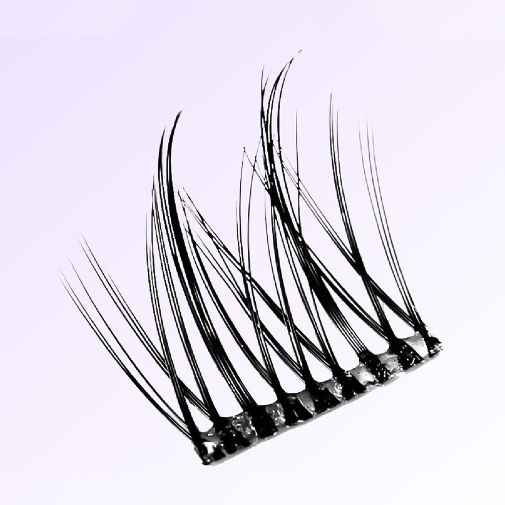 Reach-Tools Reusable Black Self-Stick Eyelash Clusters