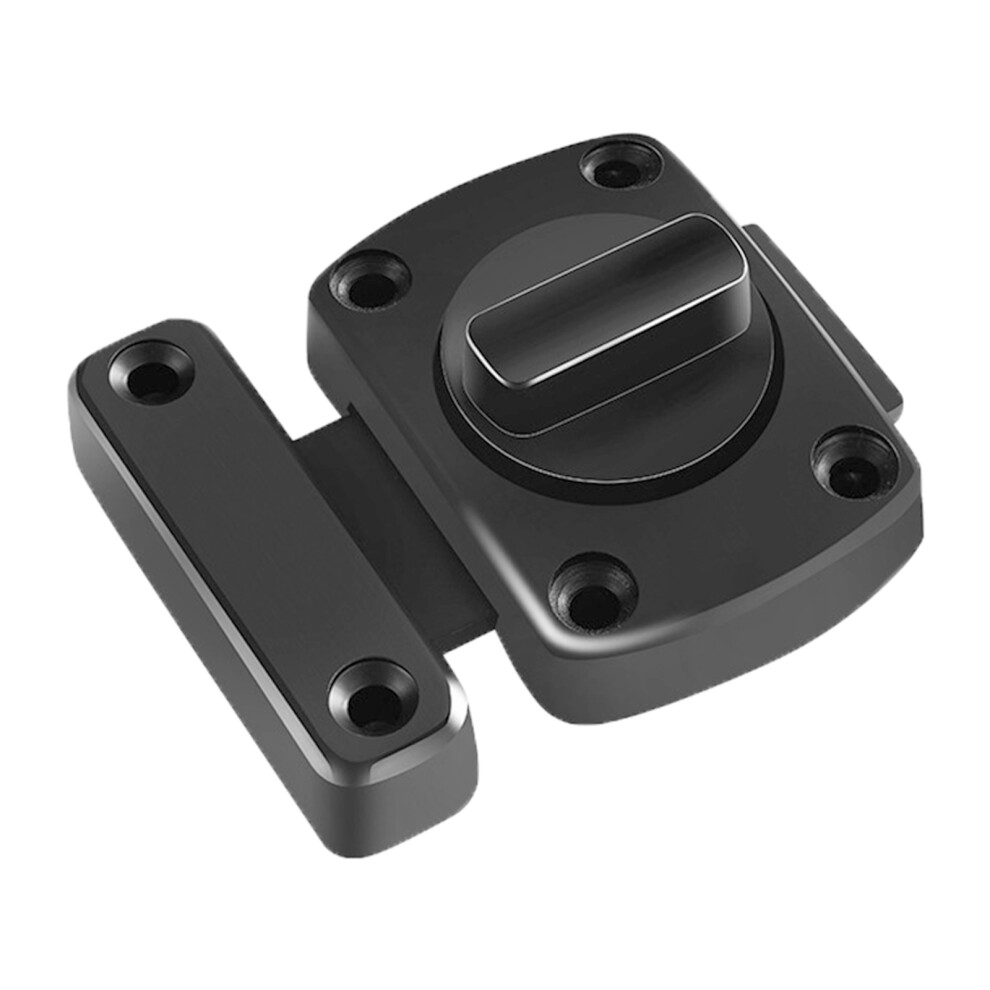 (Black, L) Slide Latch For Doors, Gates & Cabinets 6253032967894