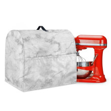 Gray Marble Dust Cover for 4.5–5 Qt Stand Mixers – Waterproof, Easy Clean, Compatible with 4.5-5 Quart Mixers