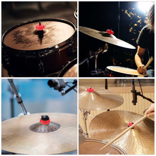 6PCS Plastic Quick Release Cymbal Nuts for Drum Kit Accessories Used in Stage Shows 2