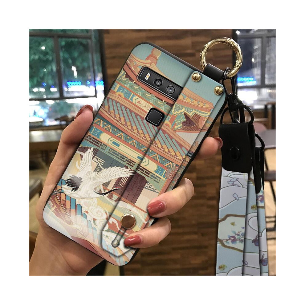 Phone Case Compatible With Tcl 10 5G Uw Â Waterproof, Anti-Knock, Wrist Strap, Silicone Ring, Kickstand 9159796999072