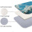 Bademåtte med kattemønster og memory foam, skridsikkert absorberende 5