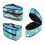 Steamer Storage Bag with Zipper Closure Palm Leaf Pattern 1