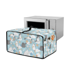 Cute Cat Yarn Ball Toaster Oven Cover – Stain Resistant, Machine Washable, Size S, with Top Handle, Compatible with Standard Toaster Ovens