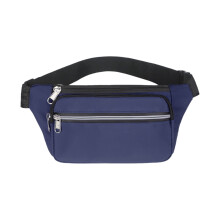 Unisex Large Capacity Waist Pack/ Hip Pack with Adjustable Strap, Compatible with Outdoor Sports, Travel, Hiking, Cycling – 26x13cm, Dark Blue