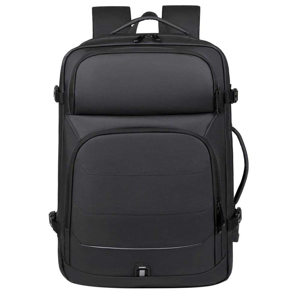 Laptop Backpack For Men Women, Expandable Luggage Suitcase Rucksack Casual Daypack Port For Weekender Business Hiking Beige/Black/Brown 9448483451475