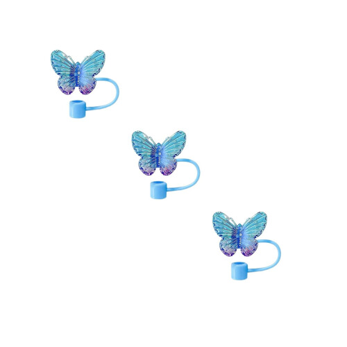 Καλύμματα σιλικόνης για καλαμάκια για ποτήρια 30 και 40 ουγγιών – Butterfly 2