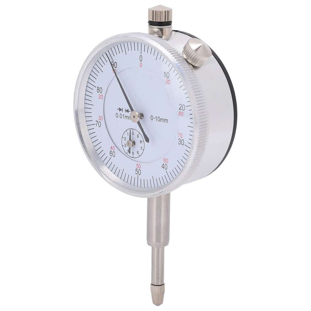 High-Precision 010Mm Dial Indicator, Aluminum Case, 0.01Mm Accuracy 4181387608815