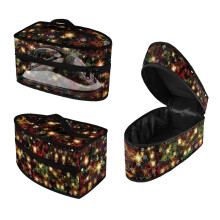 Star and Snowflake Patterns Irons Organizer Bag Easy to Clean Portable Travel Iron Organizer with Zipper, Case Only