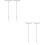 4Pièces Modèles Lampadaires Miniatures Blancs Intérieur 6