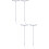 4Pièces Modèles Lampadaires Miniatures Blancs Intérieur 7