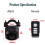 Bike Alarm System Black with Remote and Wireless Vibration 7