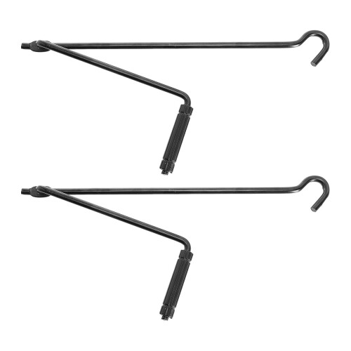 2pcs Vehicle-mounted Hand Jack Rocker Labor-saving Extended Folding Joystick 2