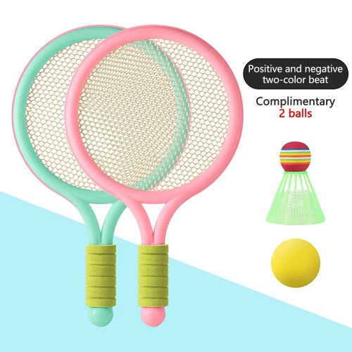 Kids Tennis Racket with Soft Balls and Shuttlecocks 2