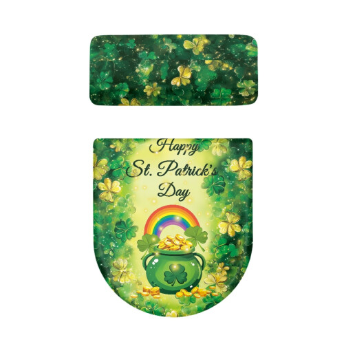 St. Patrick's Day elastischer Toilettendeckel-Staubschutz (1er-Pack) 1