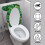 St. Patrick's Day elastischer Toilettendeckel-Staubschutz (1er-Pack) 4
