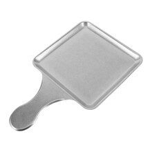 Square Griddle Pan Stainless Steel 1Pack 11.67X6.96X0.39in for Barbecue and Western Dinner