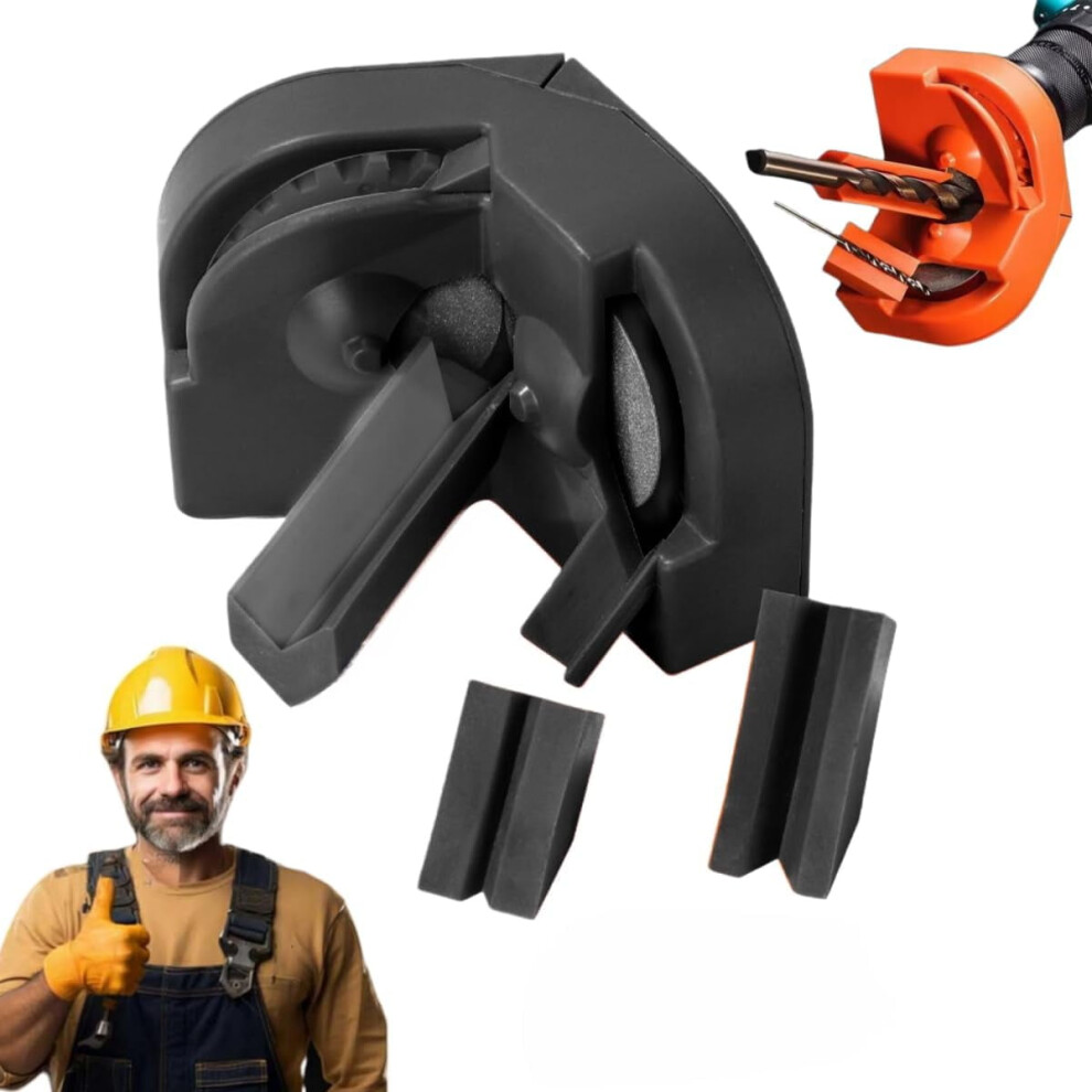 Multi-Function Drill Bit Sharpener, 2026 Portable Grinder With 2 Wheels For Bits 5/64''Â5/8'', Compatible With Electric Drills 974856468652